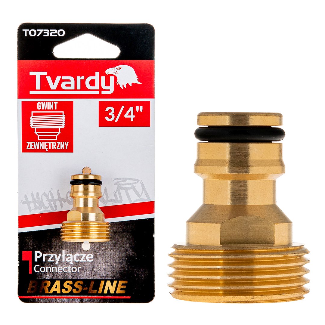 Conector cu filet interior 3 / 4" Brass Line, Tvardy T07320