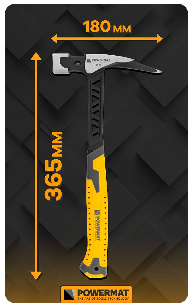 Ciocan dulgher PM-MLT-600-920T, 920 g, Powermat PM1362