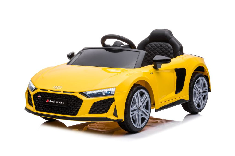 Masinute elctrica Audi R8 Lift A300, galben, Lean 9044