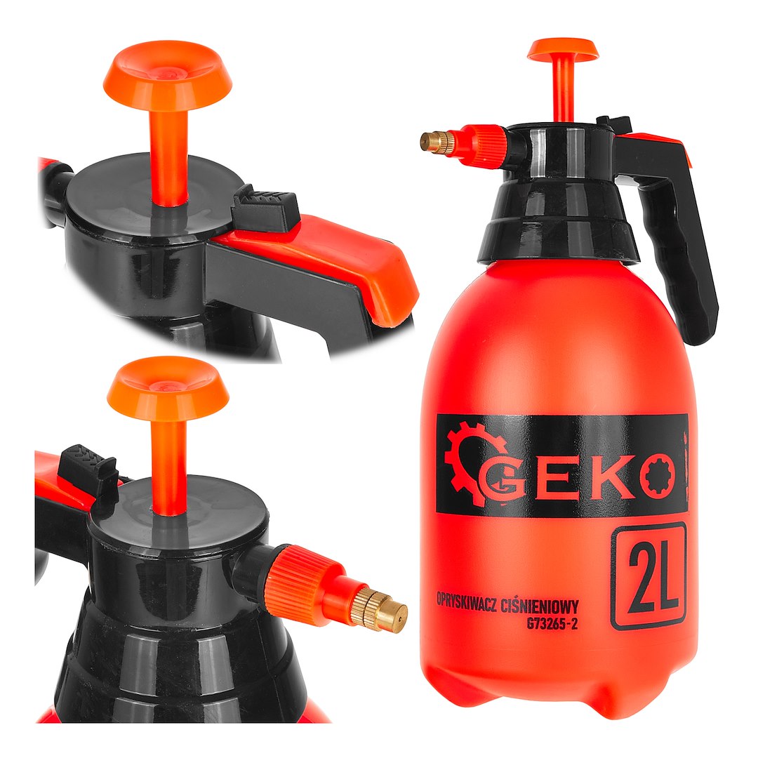 Pulverizator manual cu presiune, 2 l, Geko G73265-2