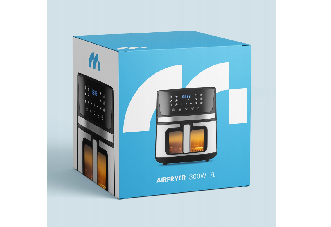 Friteuza cu aer cald 1800 W, capacitate 7 l, MalTec 112095