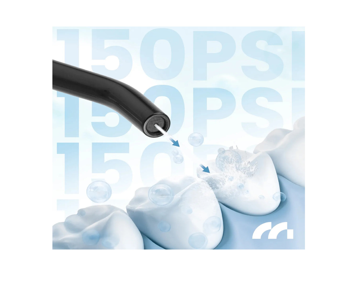 Irigator dentar Toothie X60 cu 6 duze interschimbabile, 4 moduri de functionare, 150 PSI, MalTec 113313