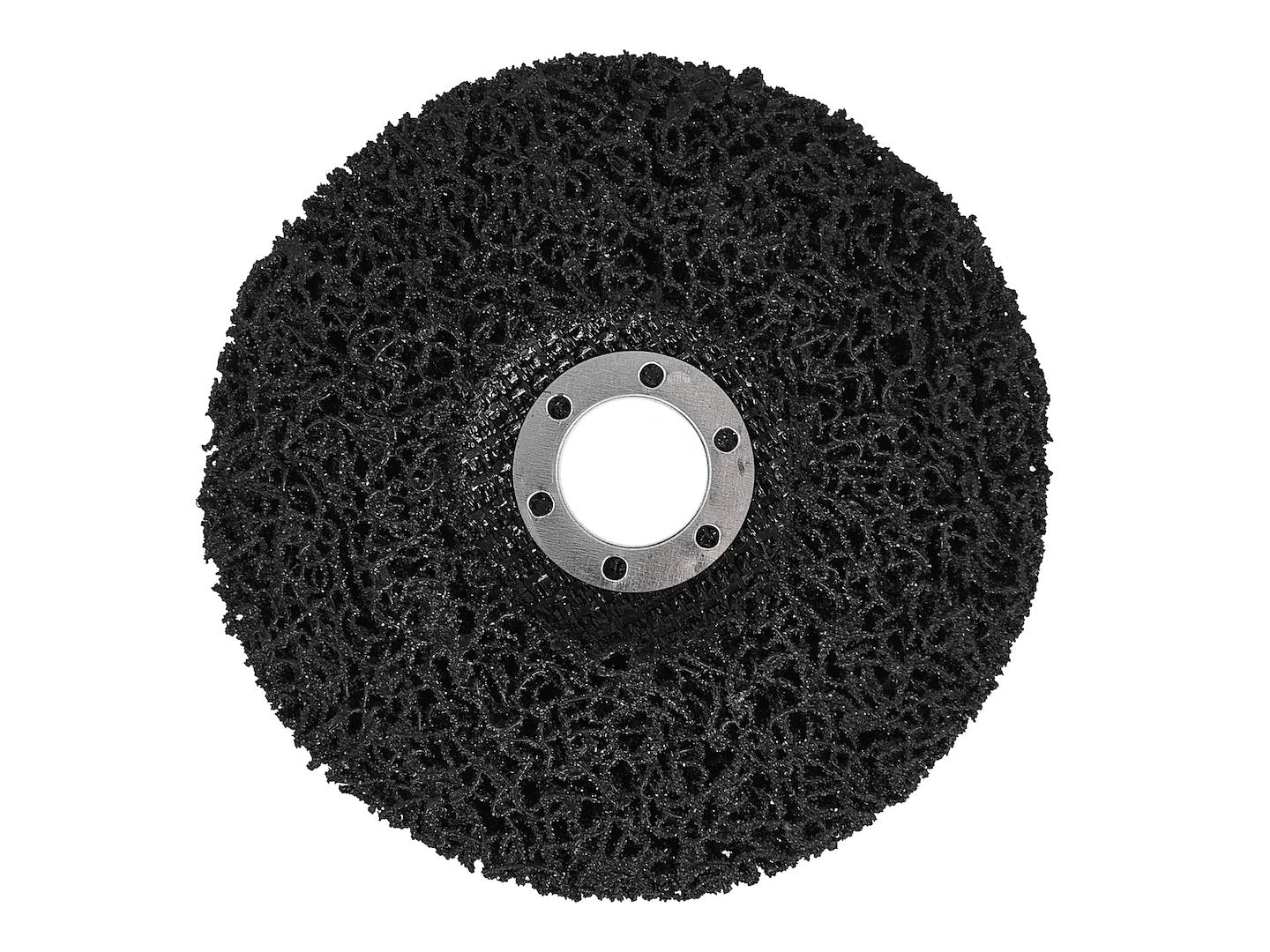 Set disc abraziv netesut pentru metal, 125 x 22.2 mm, negru, 5 bucati, Geko G00385A