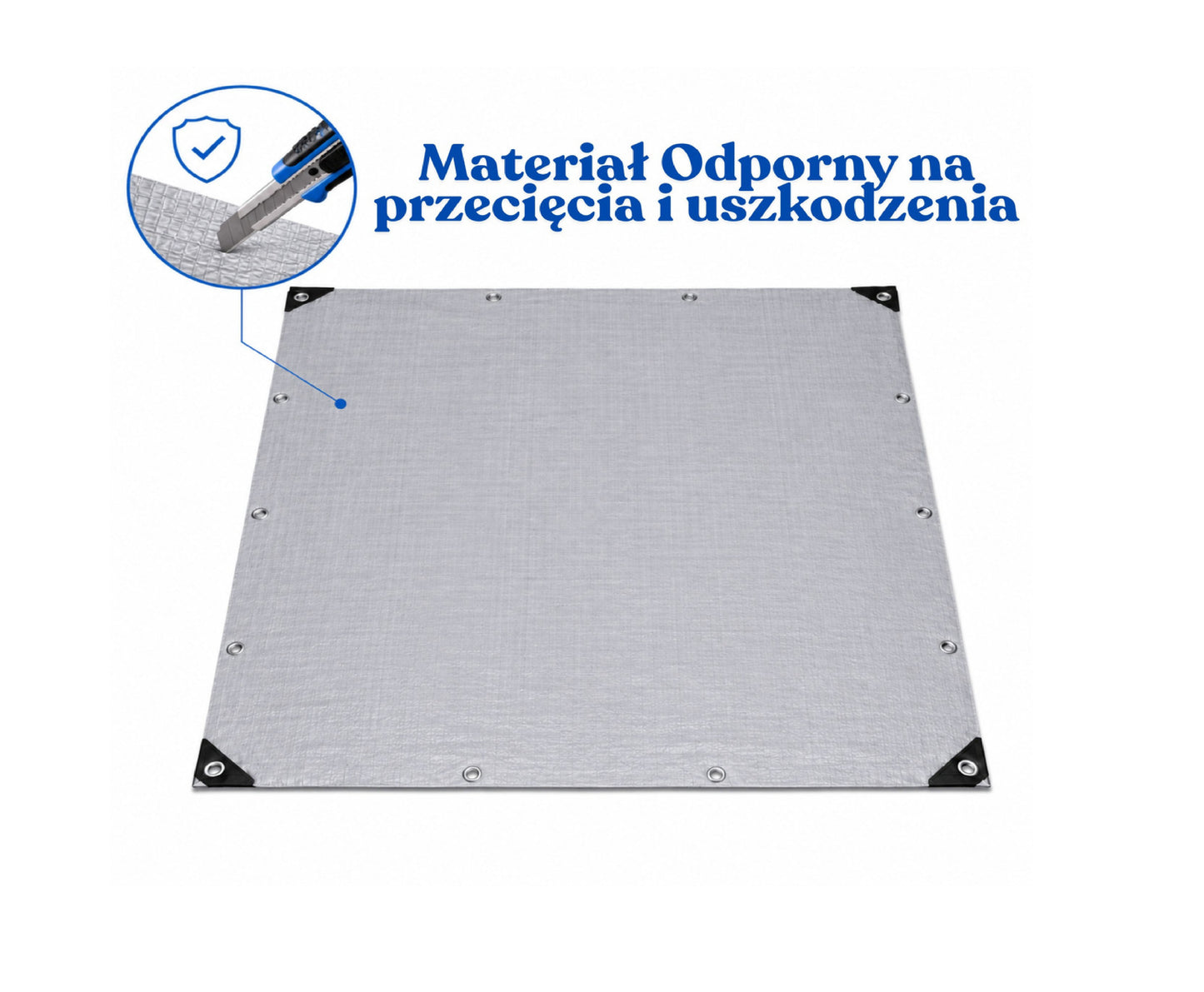 Prelata impermeabila, gri, 2 x 4 m, Lean 30856
