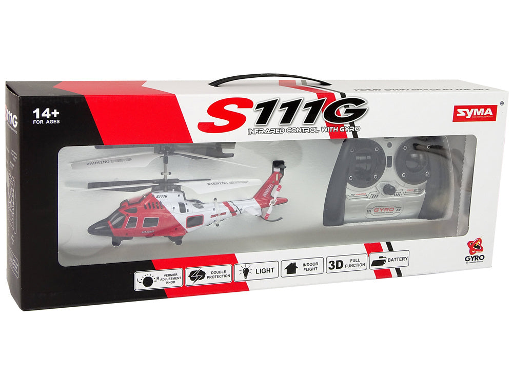 Elicopter cu telecomanda, 21.5 x 5 x 9.5 cm, multicolor, Lean 12650