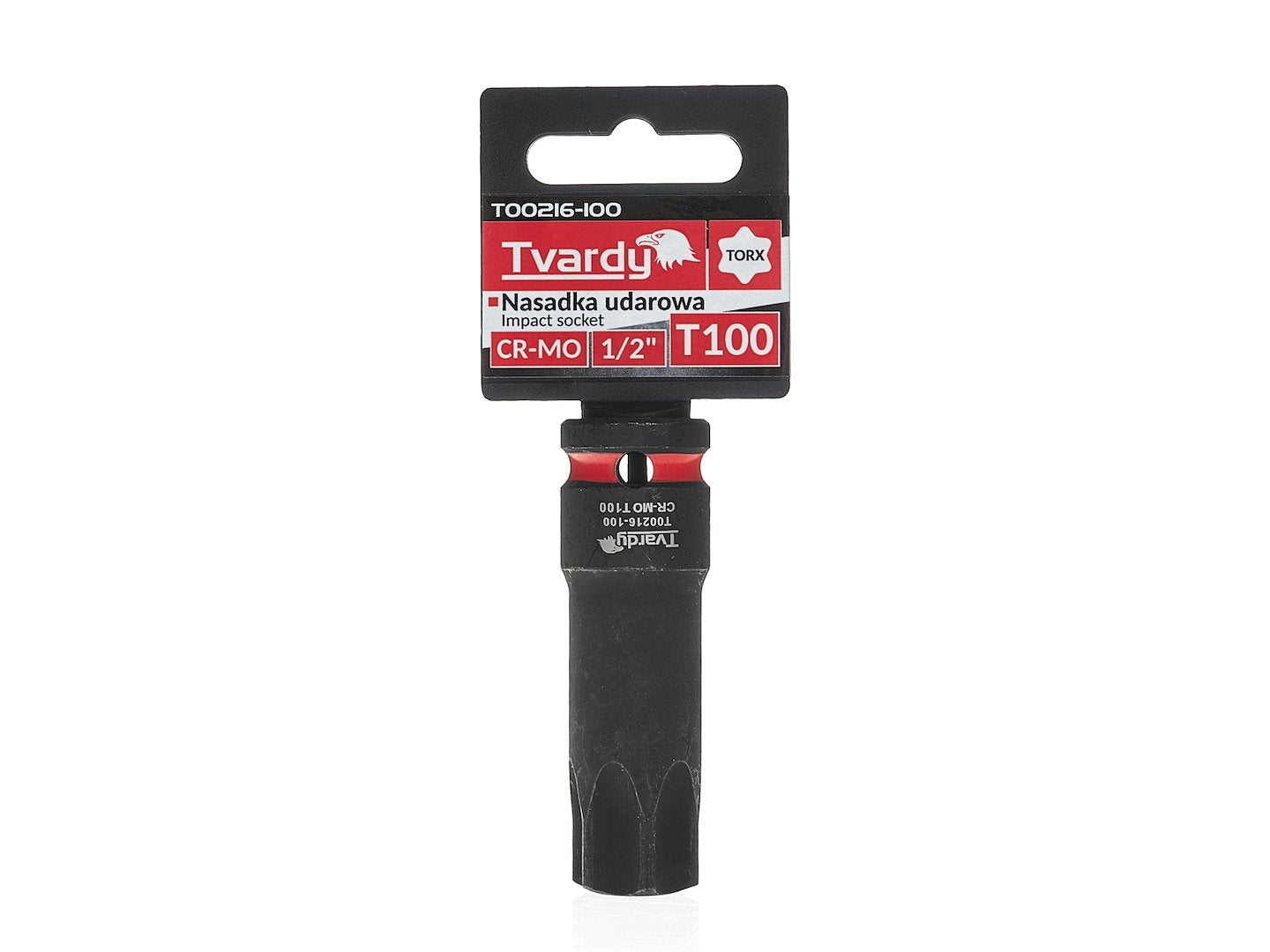Cheie tubulara de impact TORX 1 / 2", T100, Cr-Mo, Tvardy T00216-100