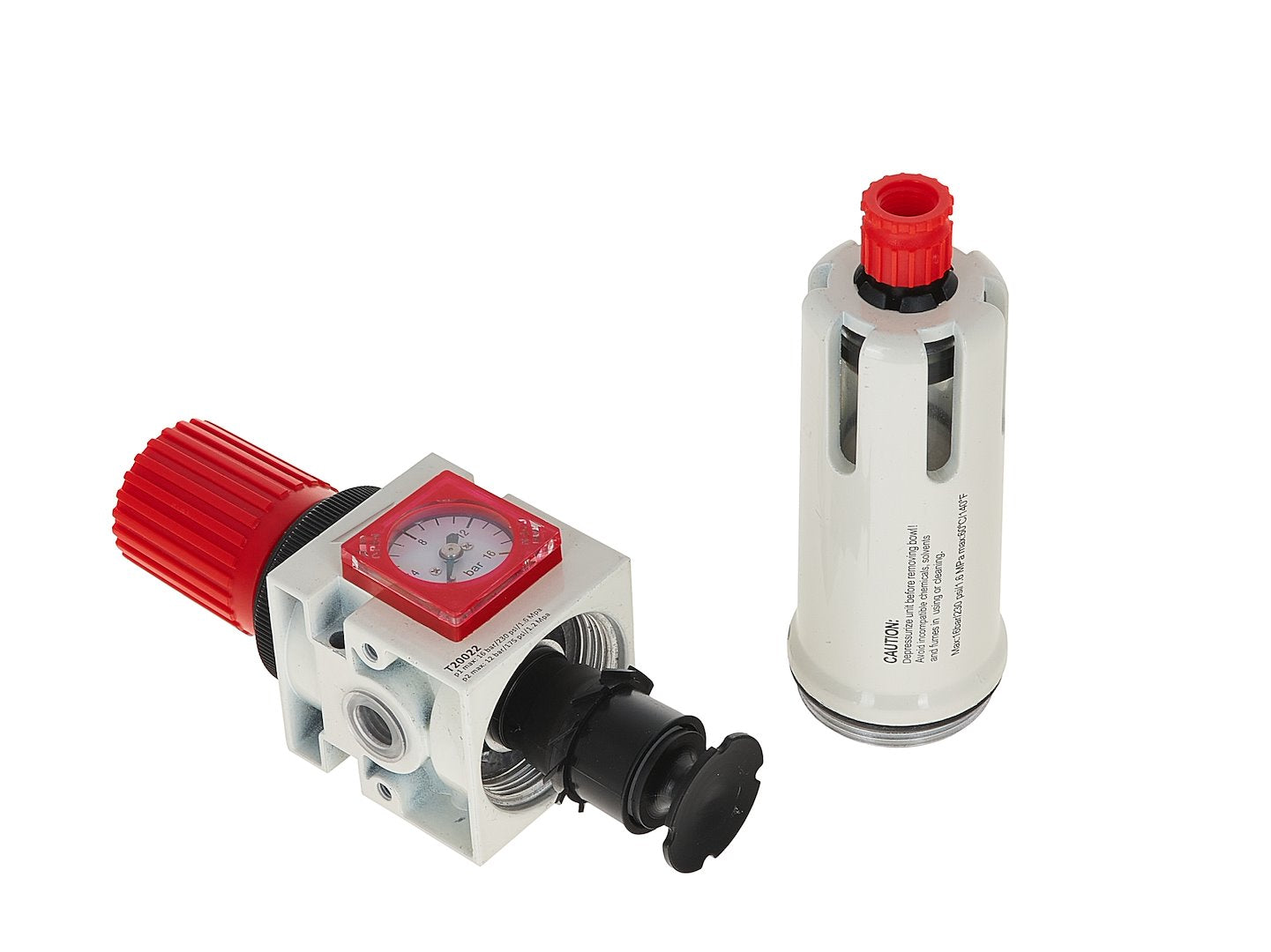 Reductor de aer cu filtru si manometru 1 / 4", Tvardy T20022