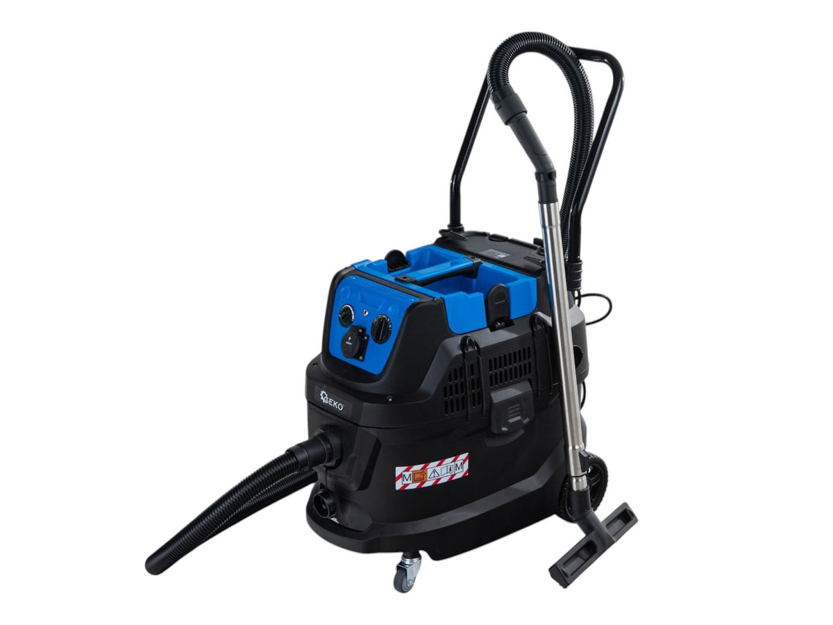 Aspirator industrial pentru gips, 1600 W, curatare automata a filtrului, rezervor 40 l, Geko G81083