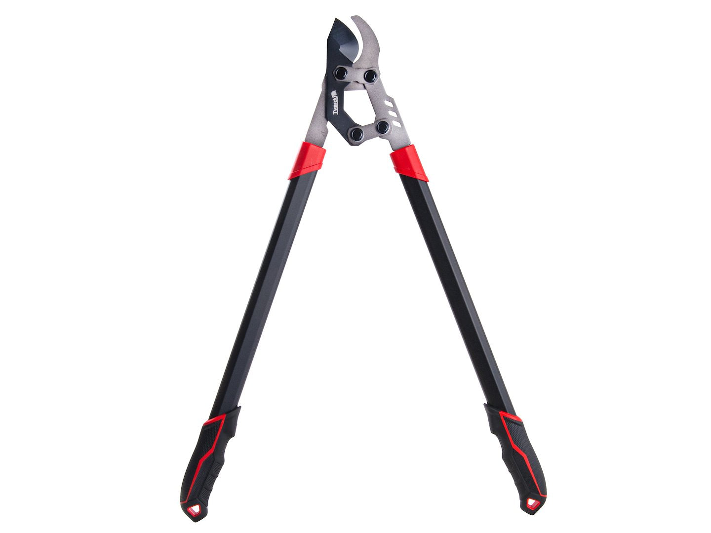 Foarfeca de gradina cu lama transversala si angrenaj, 790 mm, 65 Mn, PTFE, Tvardy T07417