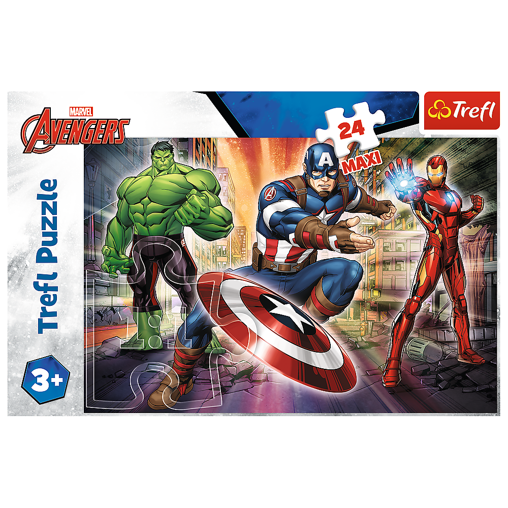 Puzzle Maxi Trefl, Eroi Avengers, 24 piese, Lean 26001