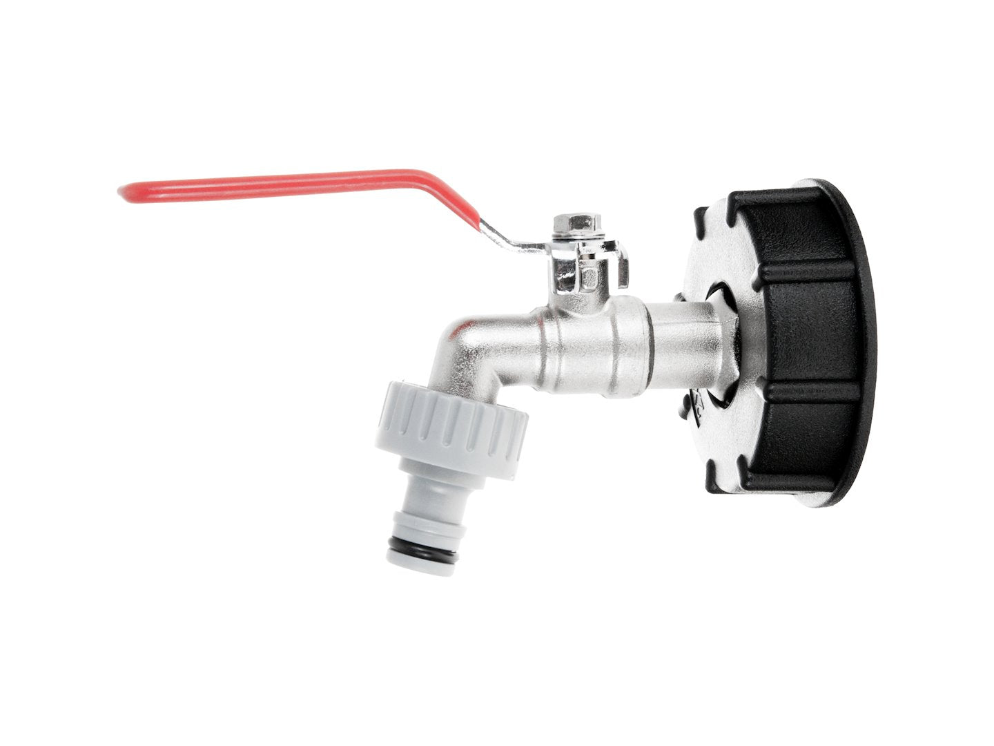 Set adaptor IBC S60 x 6, robinet 1 / 2" cu iesire la GZ 3 / 4" si cuplaj furtun, Geko G70183