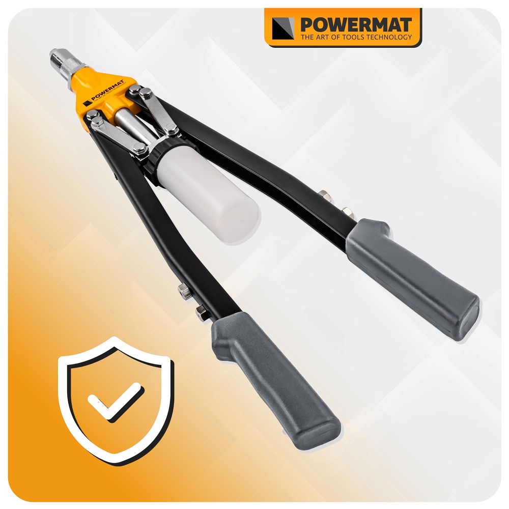 Cleste pentru nituire PM-NIR-525T, 525 mm, 3.2-6.4 mm, Powermat PM1450