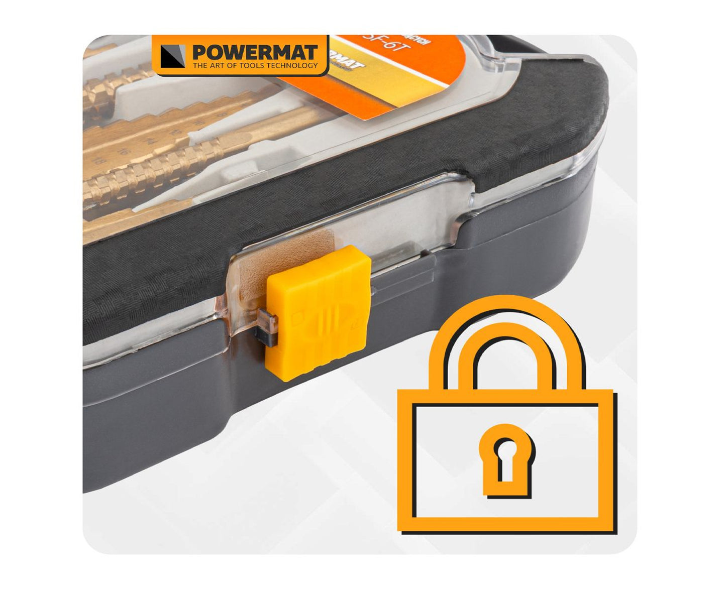 Set burghie conice HSS in trepte PM-ZWSF-6T, 4-30 mm, 6 bucati, Powermat PM1458