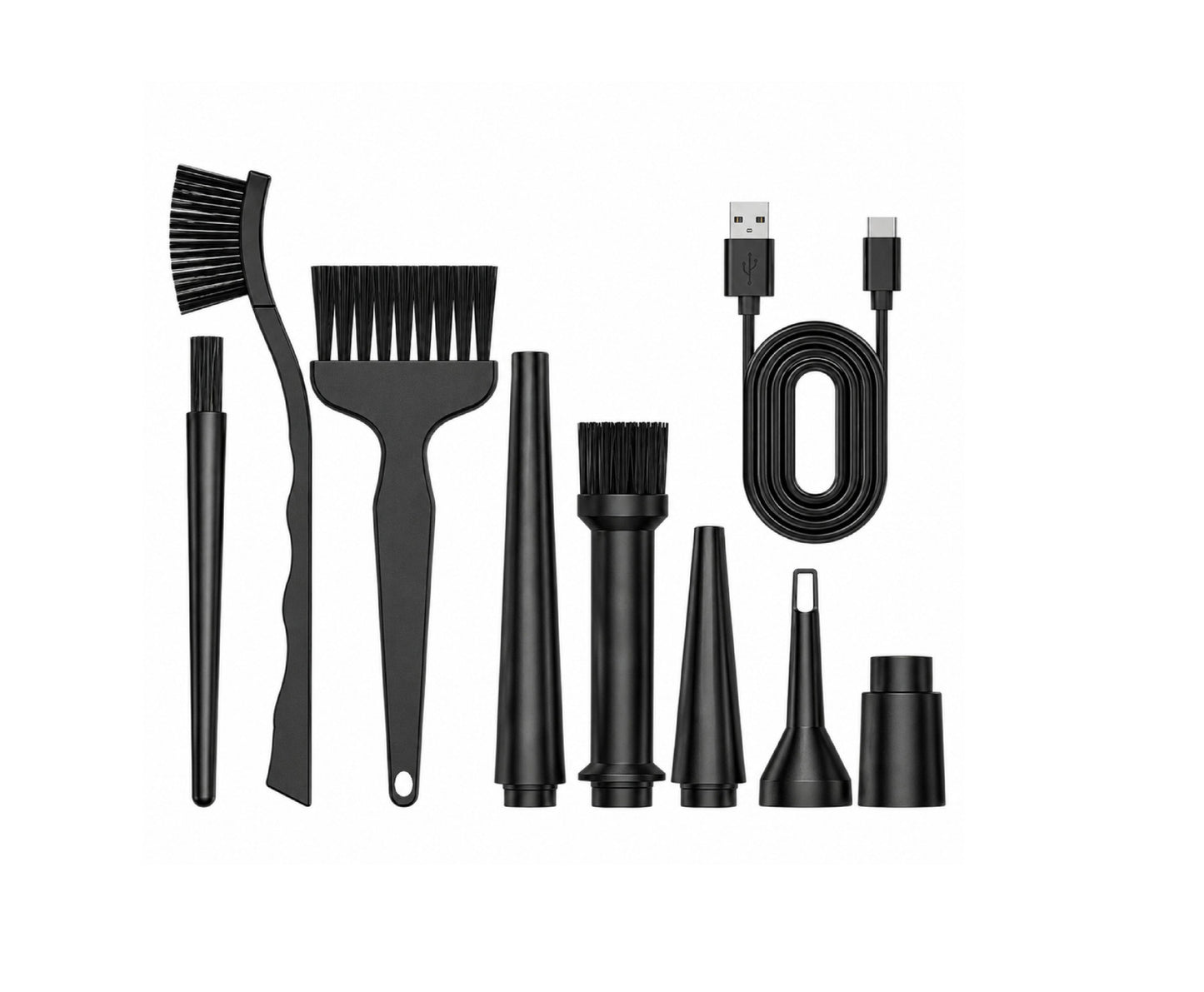 Suflanta electrica cu accesorii, negru, 68 W, Lean 29291