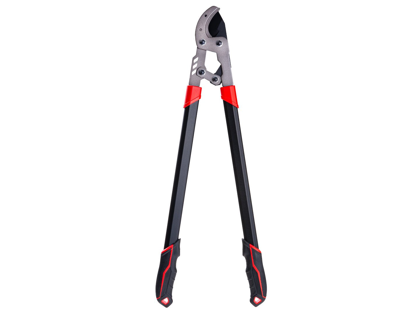 Foarfeca de gradina cu lama tip nicovala cu angrenaj, 790 mm, 65 Mn, PTFE, Tvardy T07418