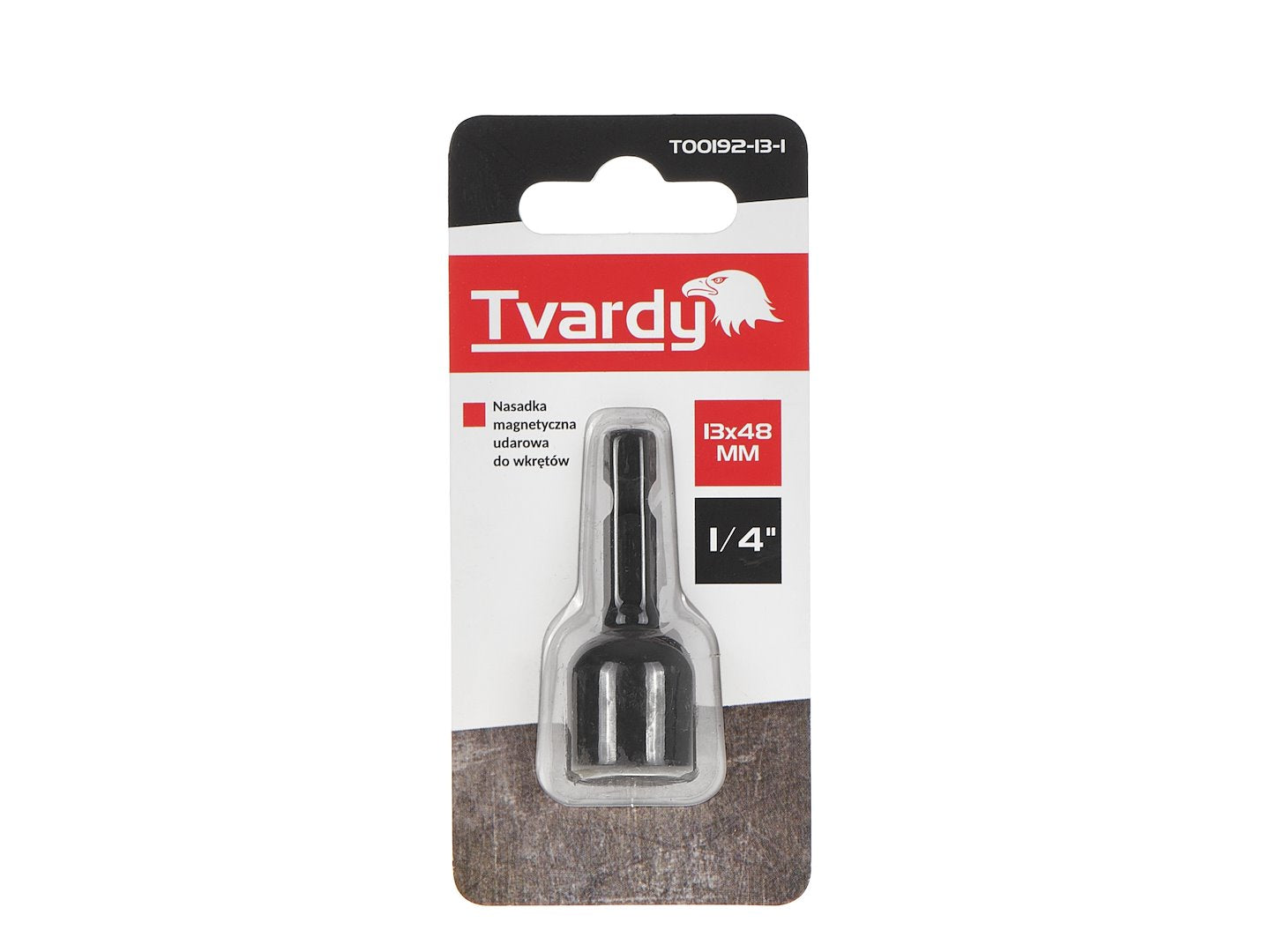 Adaptor de impact 1 / 4", 13 mm x 48 mm, Tvardy T00192-13-1