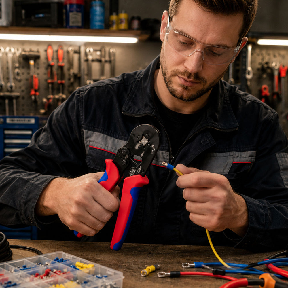 Cleste pentru sertizare cu 1800 accesorii, Lean 29286