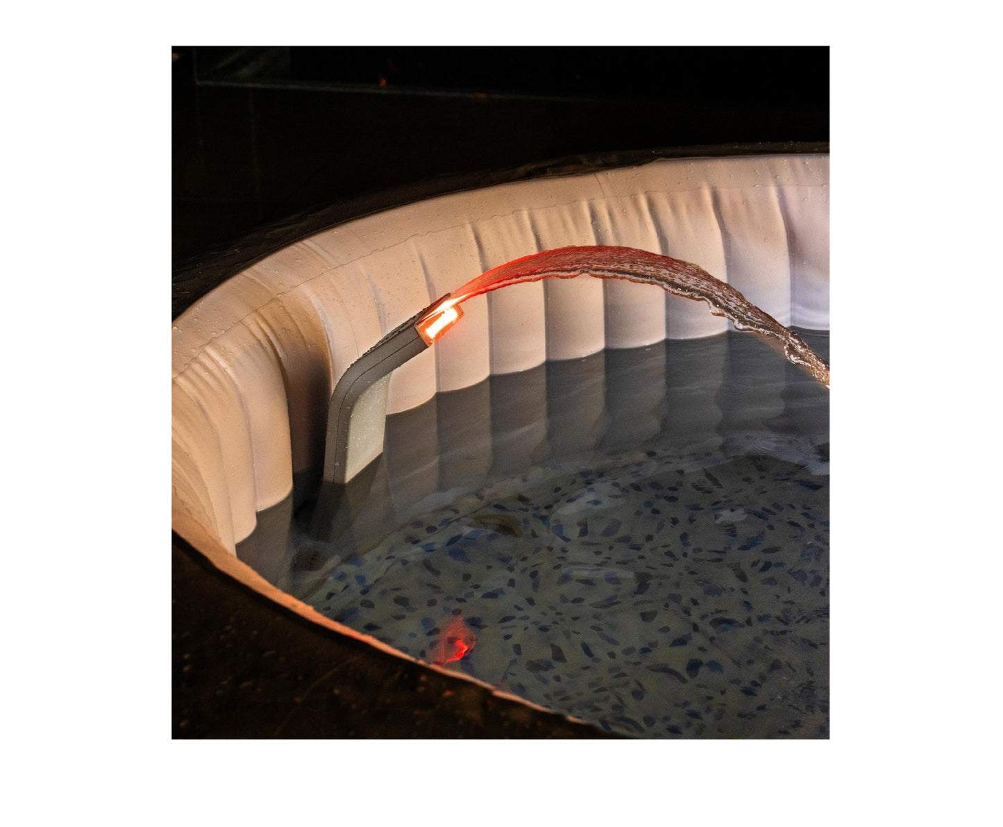 Sistem cascada cu LED pentru jacuzzi cu suport magnetic, 46x17x10.4 cm, Bestway 21229