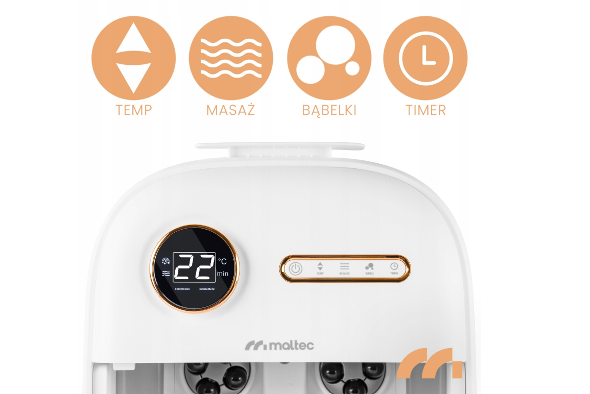 Aparat 2 in 1 masaj / hidromasaj pentru picioare Pro-Hydro500WS, 500 W, MalTec 112410