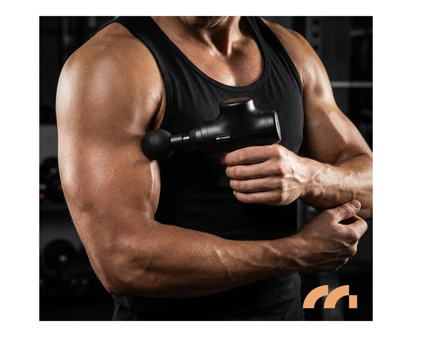 Pistol de masaj cu 6 capete interschimbabile, 4 viteze, MalTec 113859