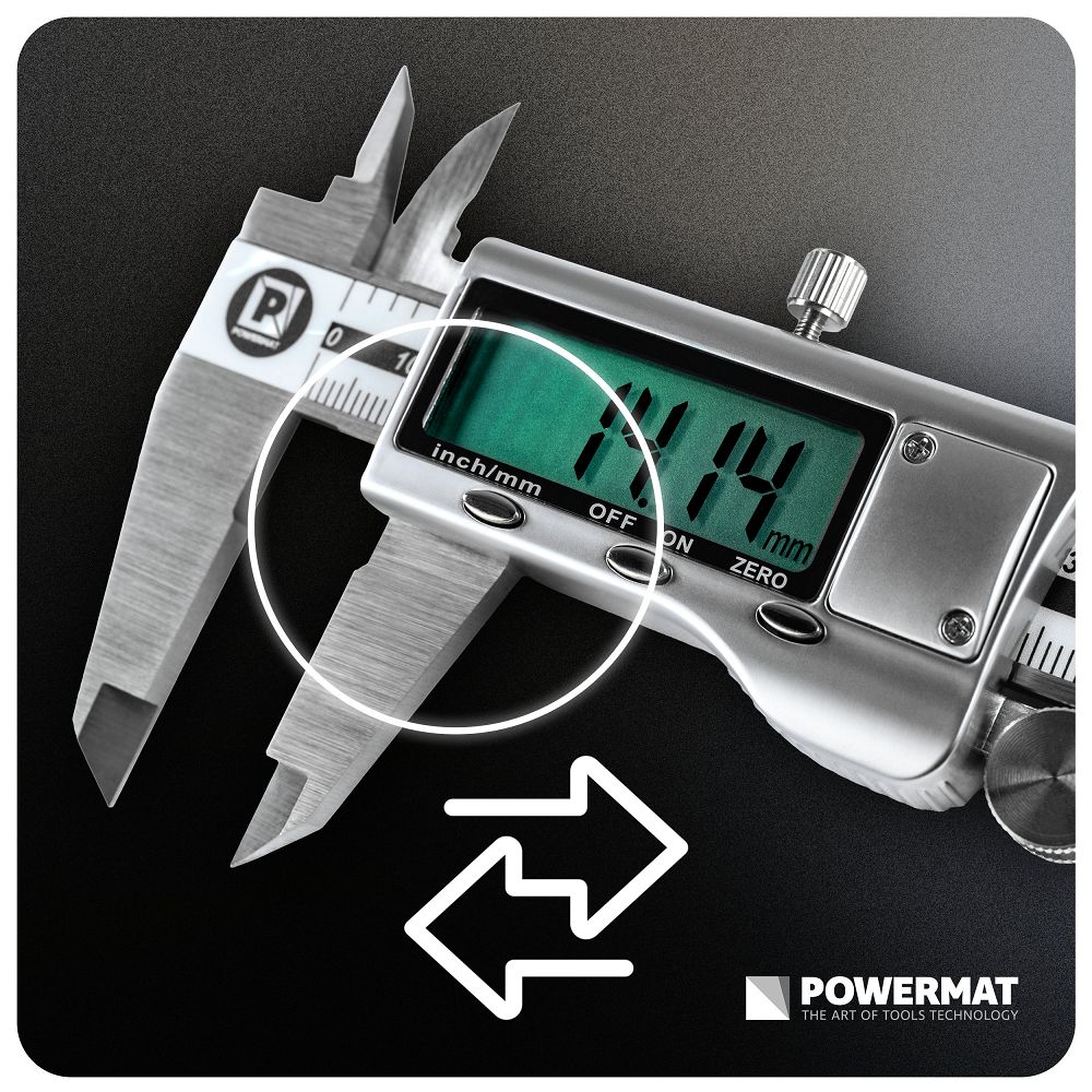 Subler electronic cu afisaj LCD PM-SUW-150ETN, 0-150 mm, Powermat PM1474