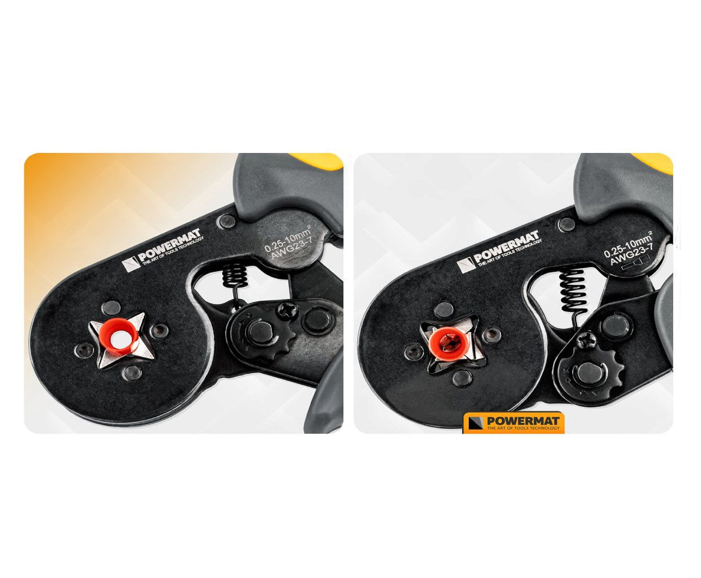 Set cleste pentru sertizare cu mansoane PM-ZDTK-175T, 1200 bucati, Powermat PM1408