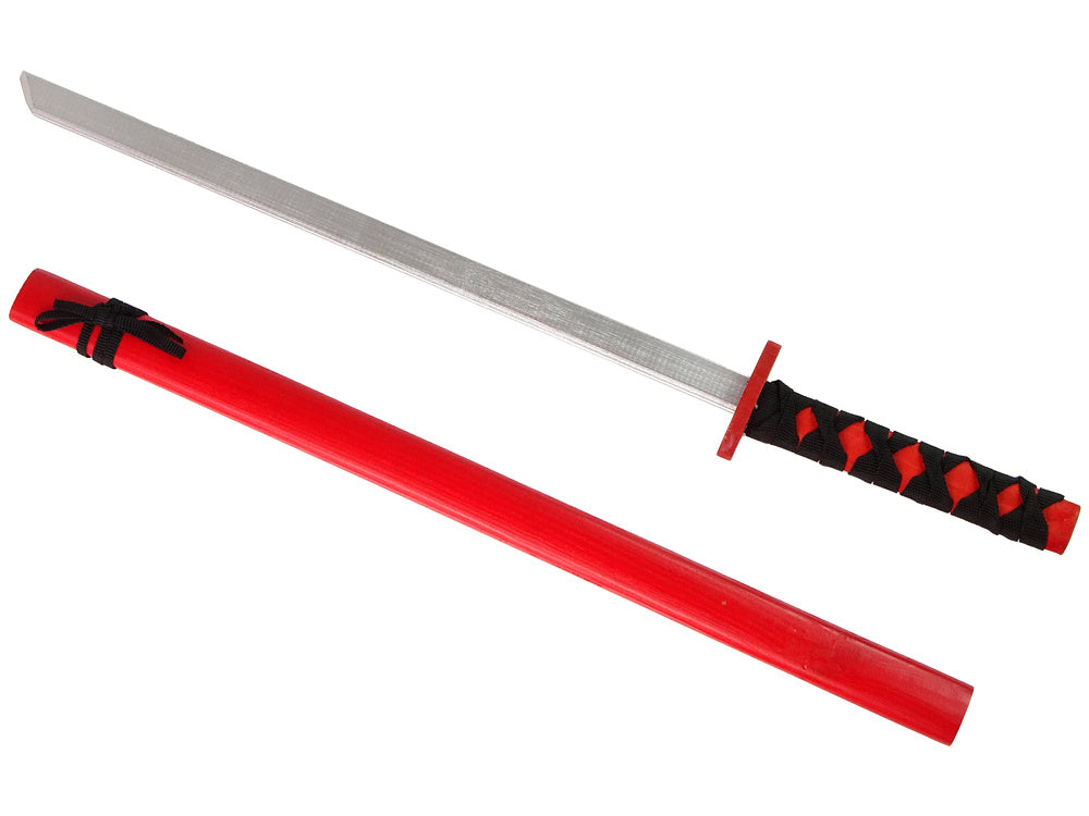 Sabie de jucarie, 73 cm, rosu, 8 x 4 x 73 cm, Lean 14994