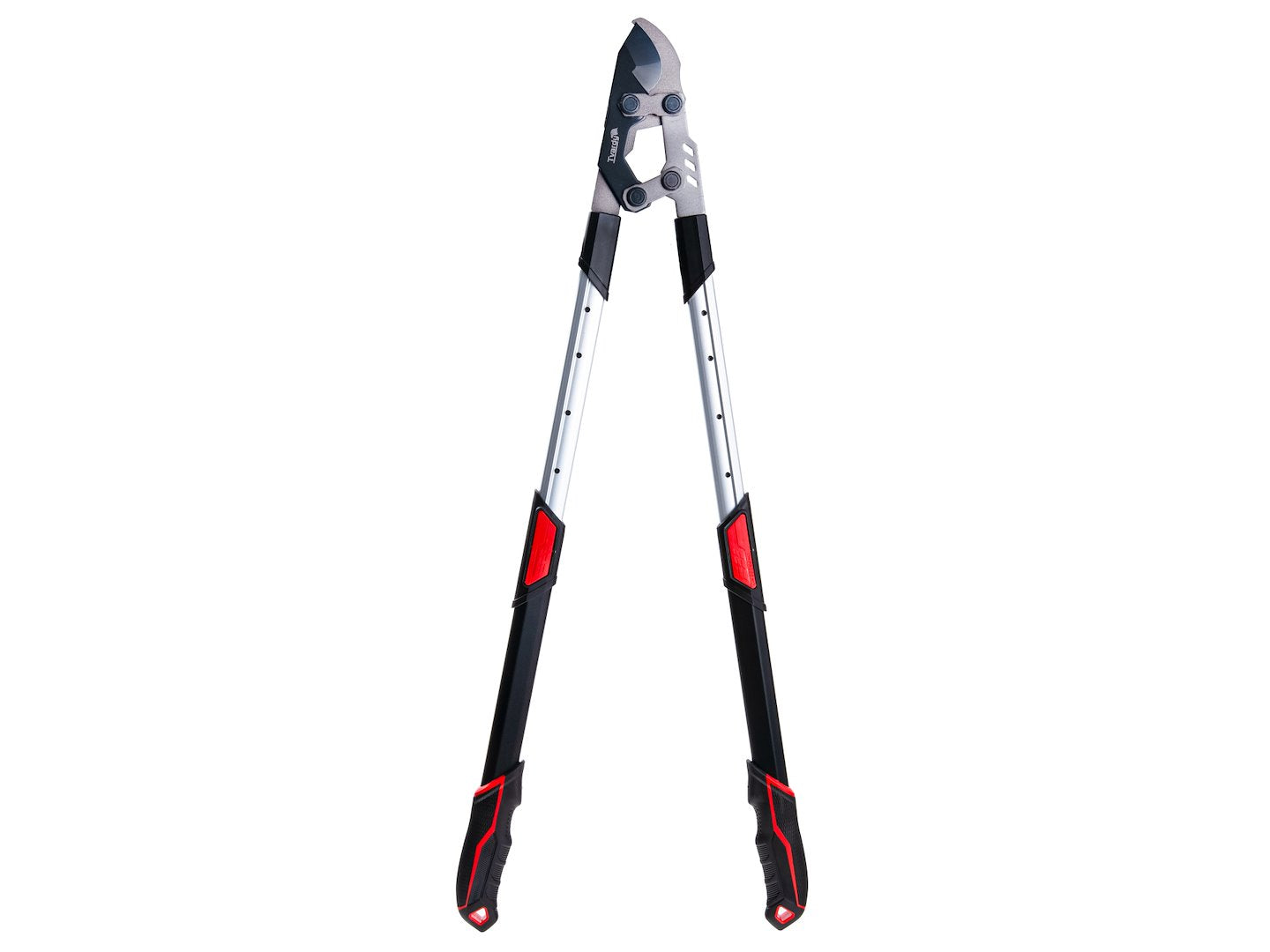 Foarfeca telescopica de gradina cu lama transversala si angrenaj, 730 - 970 mm, 65 Mn, PTFE, Tvardy T07425