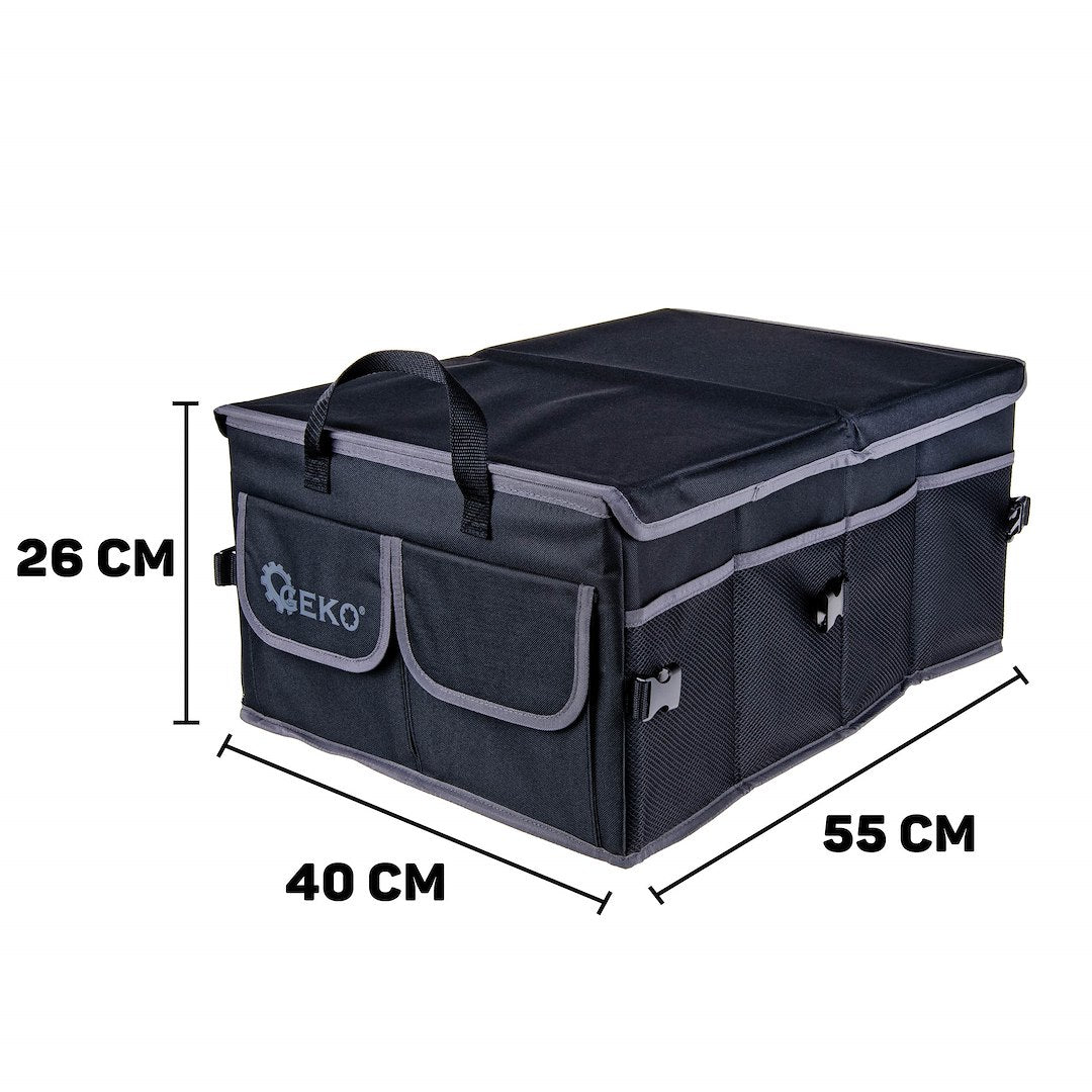 Organizator auto compartimentat pentru portbagaj, 26 x 40 x 55 cm, Geko G02399