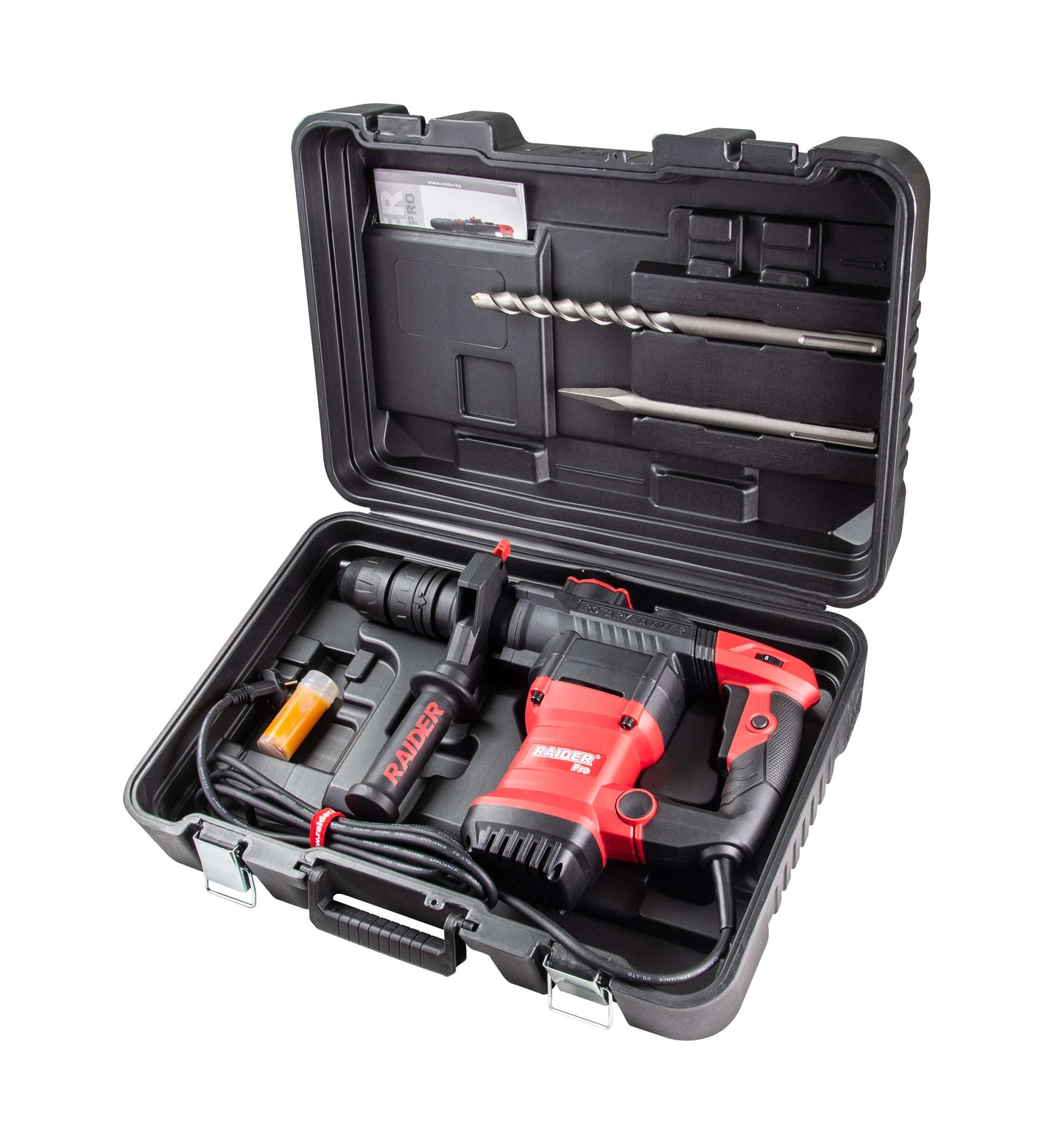 Ciocan rotopercutor, 1200W, 38mm, SDS-max, 7J, viteza variabila, Raider 013203