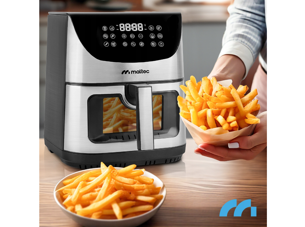 Friteuza cu aer cald 1800 W, capacitate 9 l, MalTec 112096