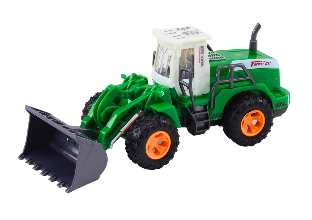 Excavator cu telecomanda RC, verde, Lean 21054