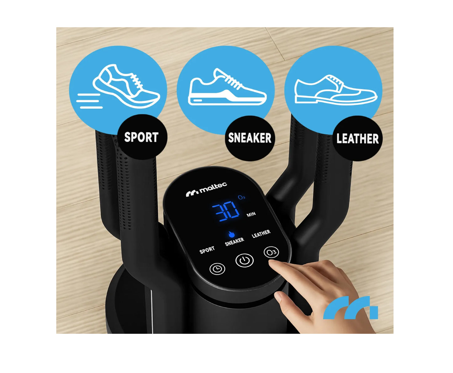 Uscator pentru incaltaminte cu ozon FullyDry, 200 W, MalTec 113482