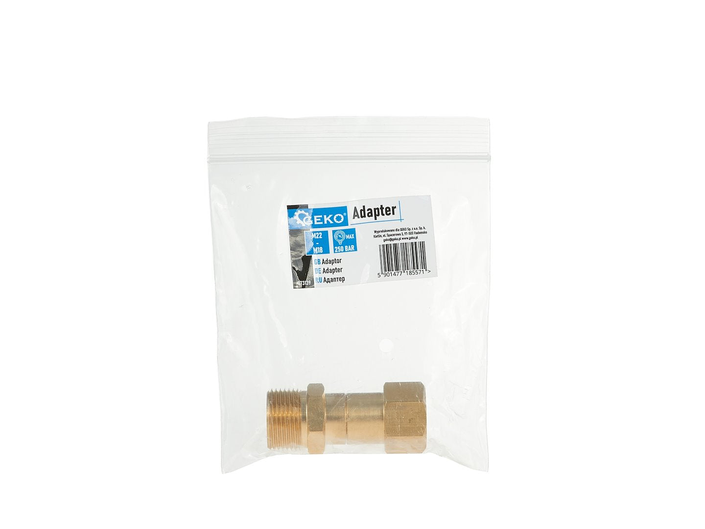 Adaptor filet, M22-M18, Geko G73139