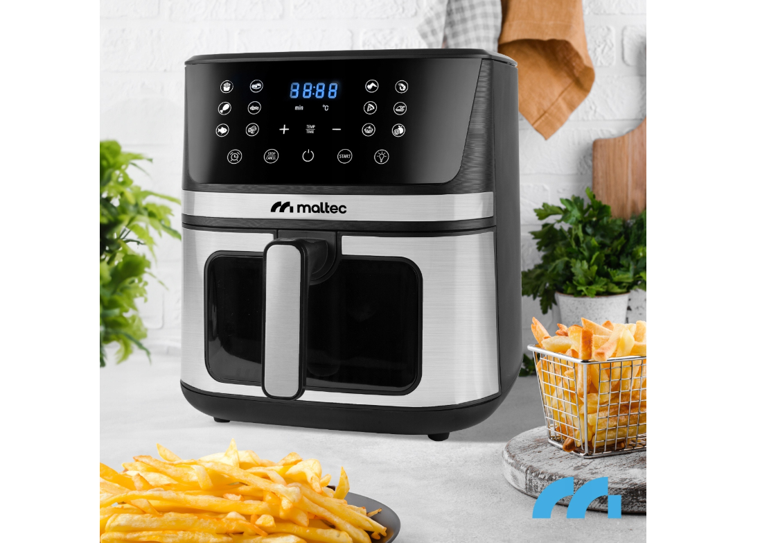 Friteuza cu aer cald 1800 W, capacitate 7 l, MalTec 112095