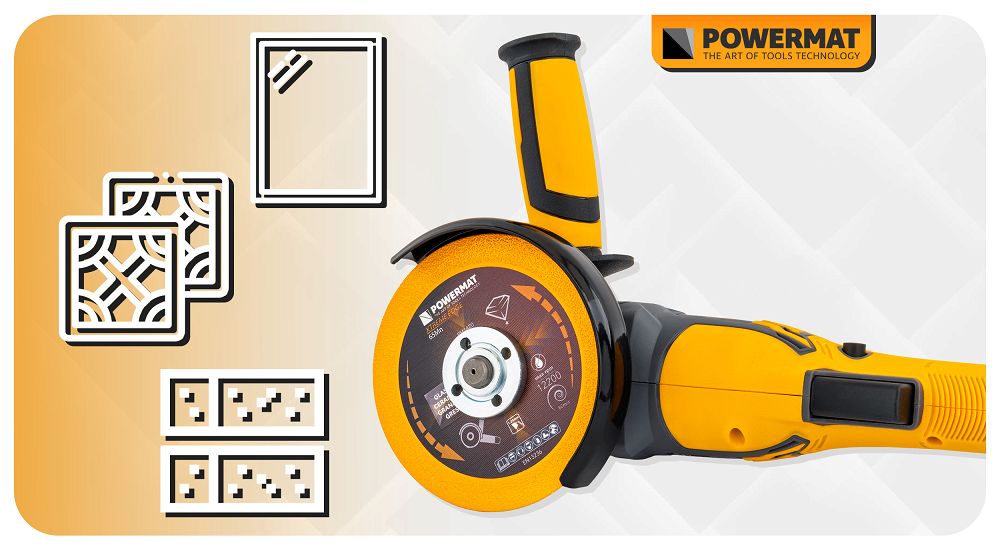 Disc diamantat pentru gresie si ceramica PM-TDCS-1251T, 125 mm, Powermat PM1420