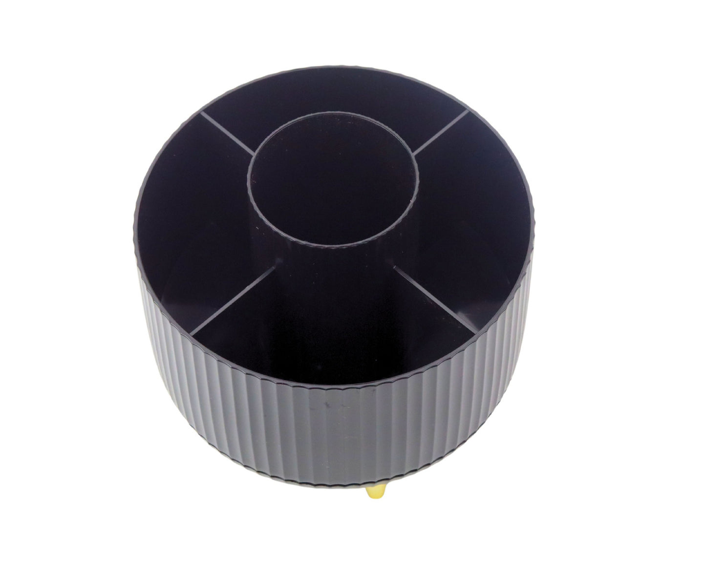 Organizator rotativ pentru pensule, negru, 5 compartimente, 14 cm, Lean 24877