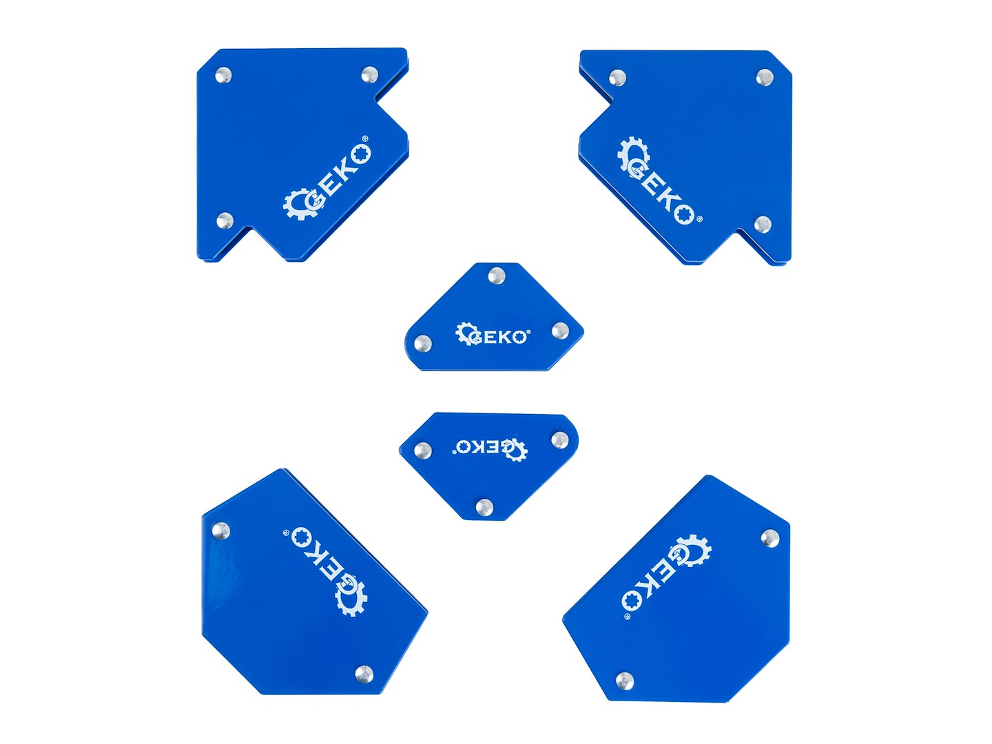 Set unghiuri magnetice de sudura, 6 bucati, Geko G01864