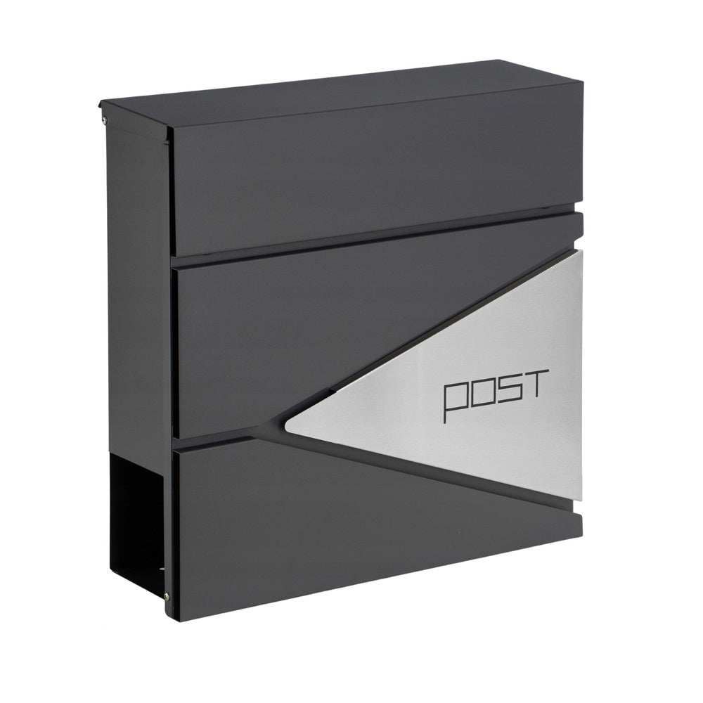Cutie postala, 37 x 37 x 10.5 cm, gri antracit, Lean 26729