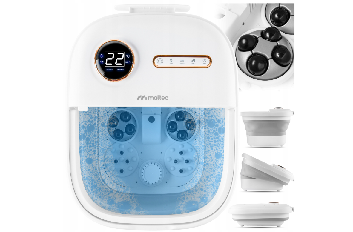 Aparat 2 in 1 masaj / hidromasaj pentru picioare Pro-Hydro500WS, 500 W, MalTec 112410