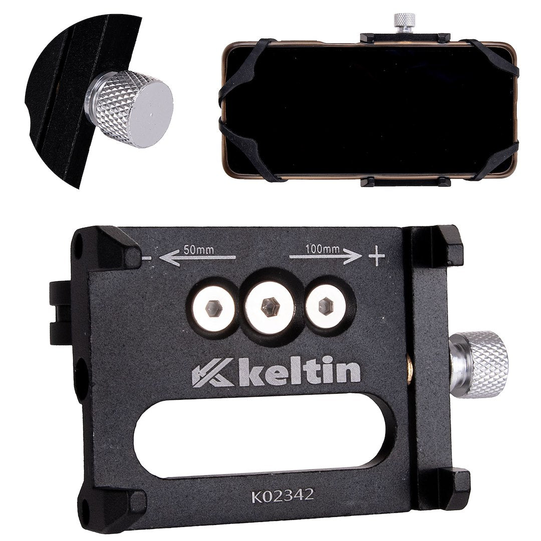 Suport telefon pentru bicicleta din aluminiu G-85, Keltin K02342