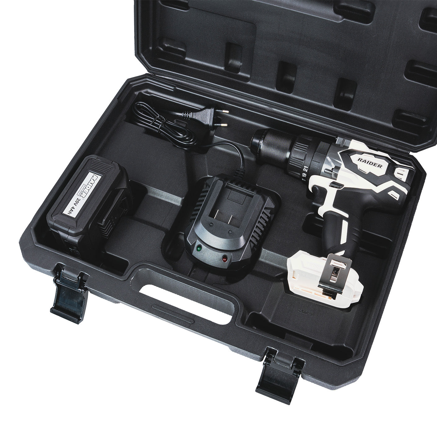 Masina de gaurit cu percutie RDI-CDB03W, 20 V, Raider 011503