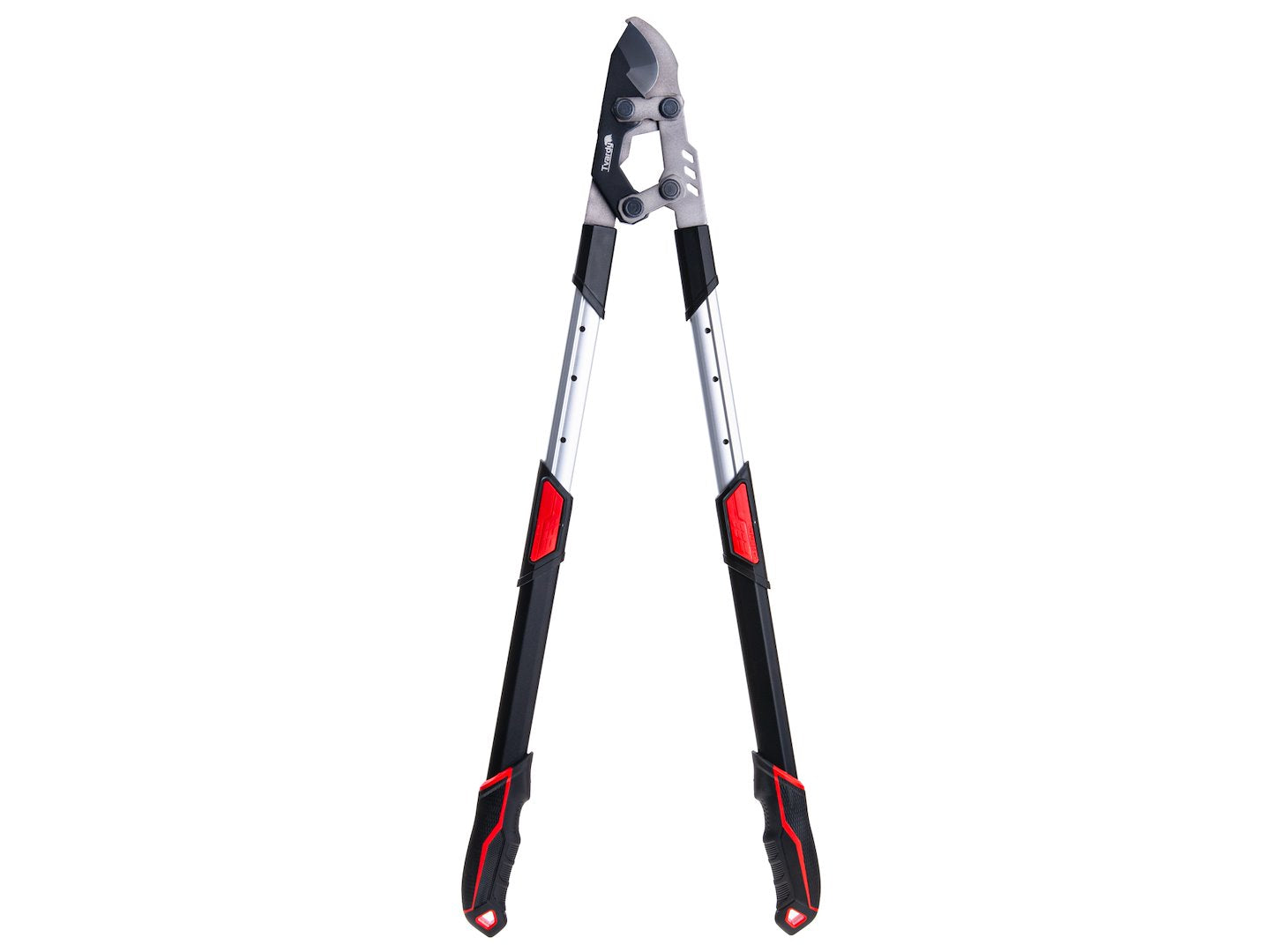 Foarfeca telescopica de gradina cu lama transversala si angrenaj, 730 - 970 mm, 65 Mn, PTFE, Tvardy T07425