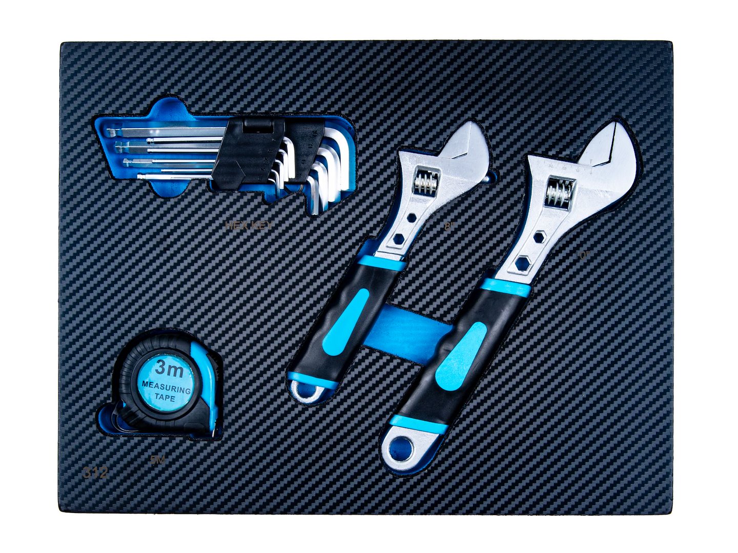 Dulap de scule pentru atelier, 12 sertare, 501 bucati, Geko G10834