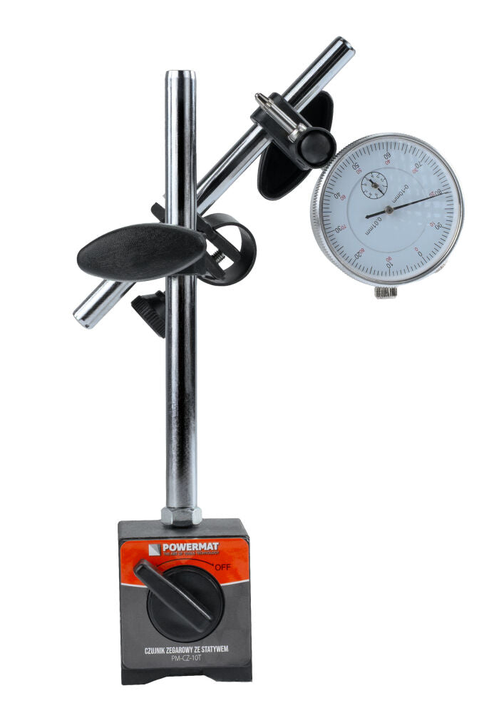 Set ceas comparator cu suport magnetic PM-CZ-10T, 0-10 mm, Powermat PM1521