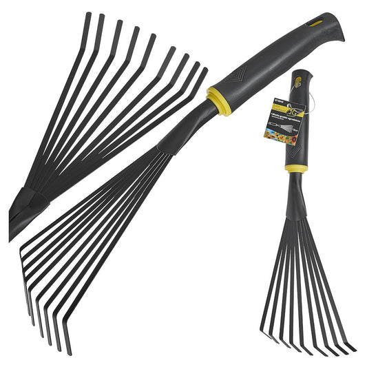 Mini grebla de gradina pentru frunze, 36 cm, Geko G72045