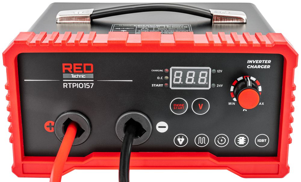 Redresor tip invertor, 1450 W, 180 A, Red Technic RTPI0167