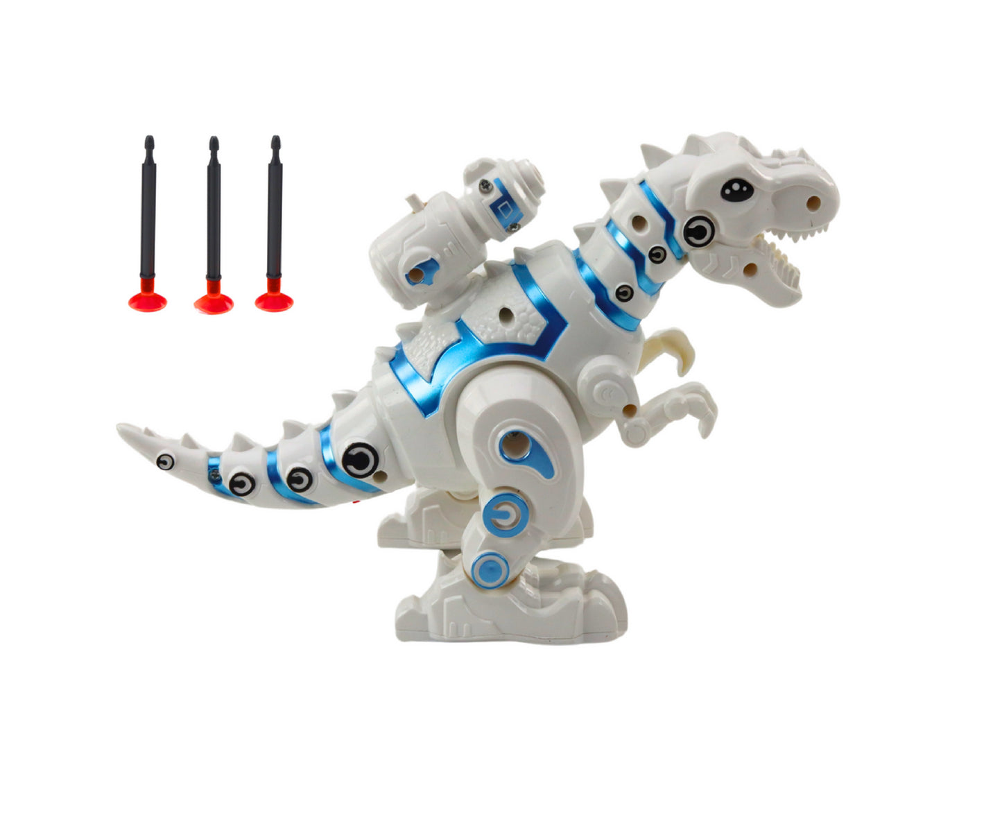Dinozaur robot cu lansator de sageti, 22.5 x 15.5 x 9 cm, Lean 20418