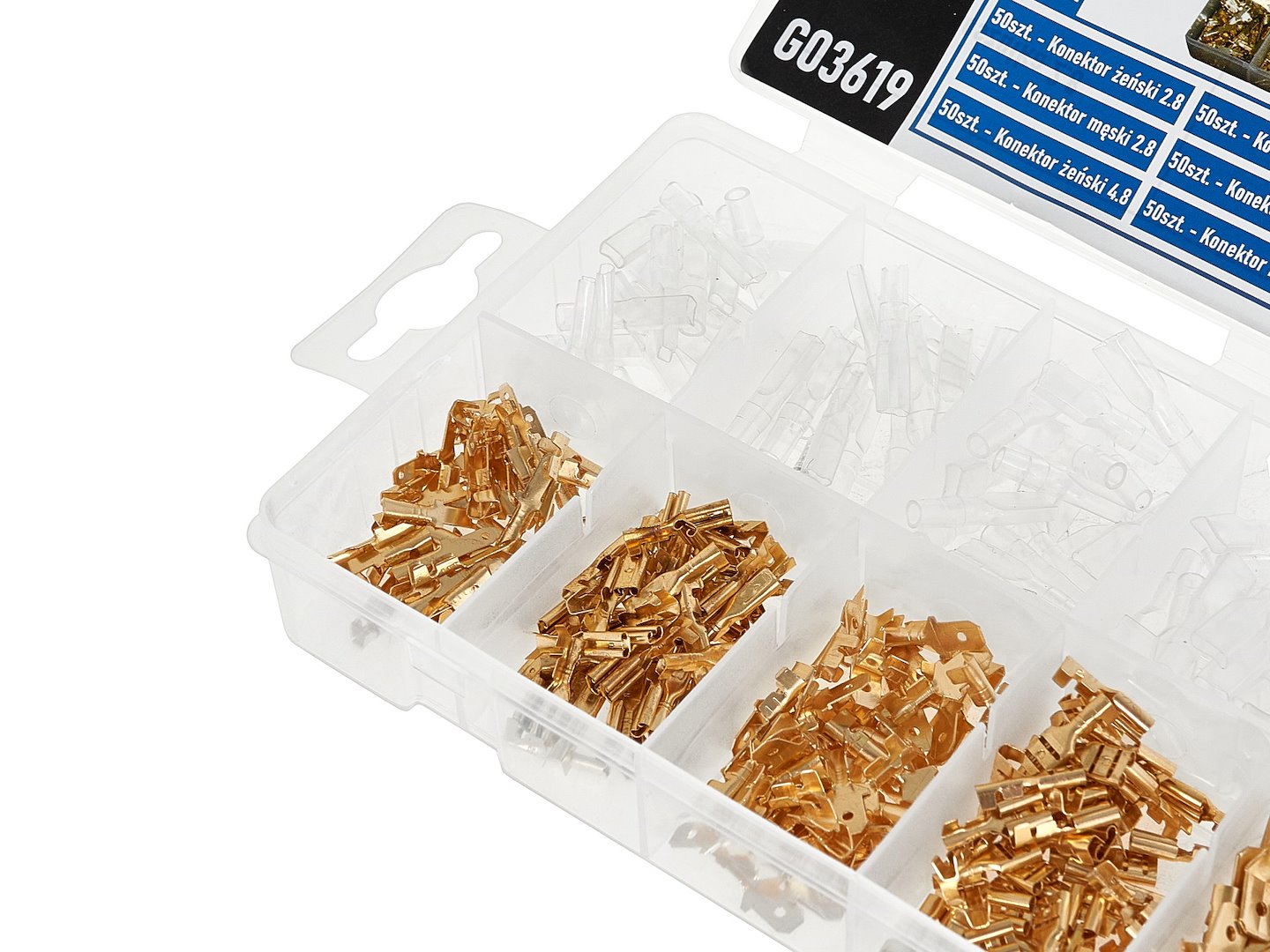 Set conectori auto, 450 bucati, Geko G03619