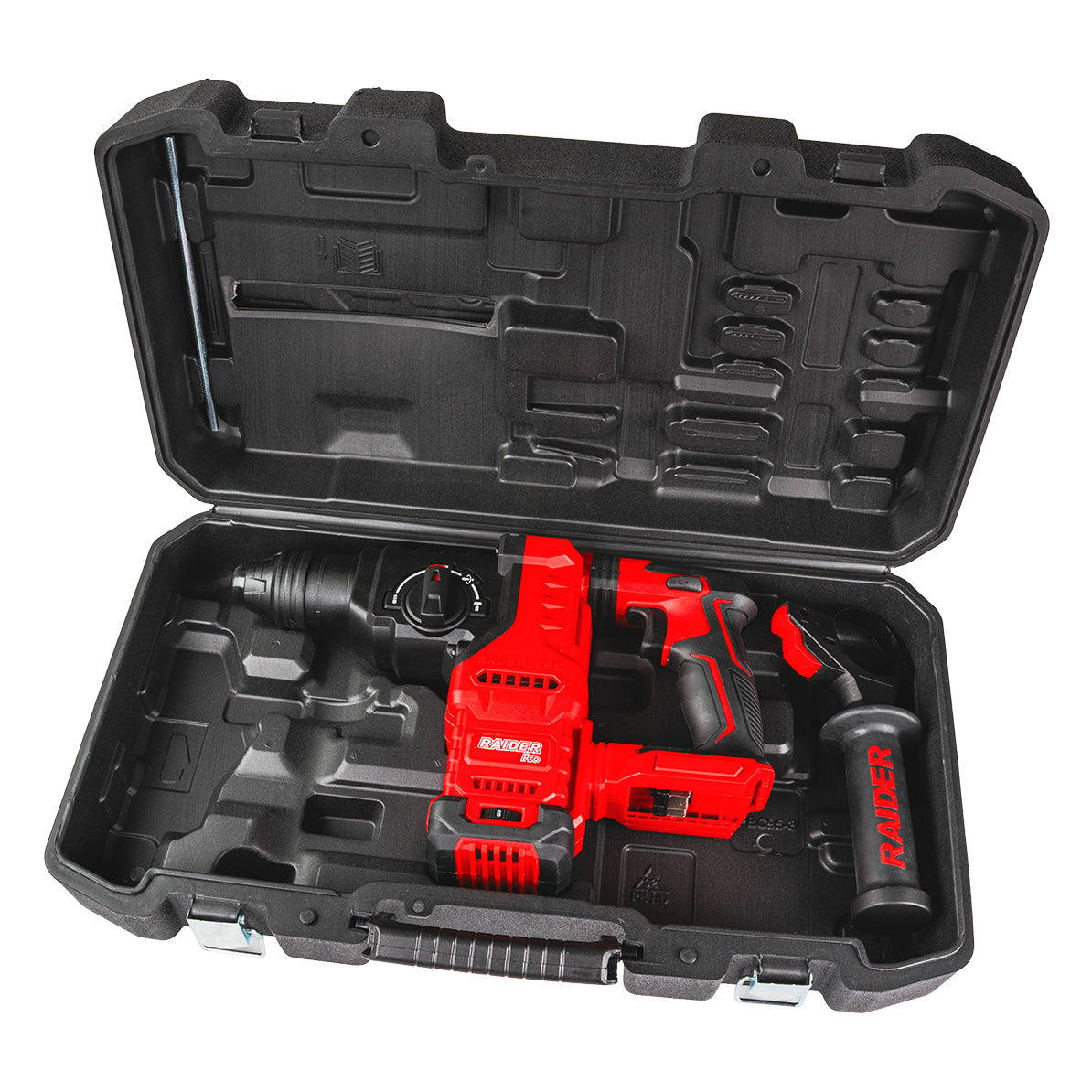 Ciocan rotopercutor brushless RDP-BBRH20 Solo (fara acumulator si incarcator) 3 J 4 functii 26 mm, Raider 030193